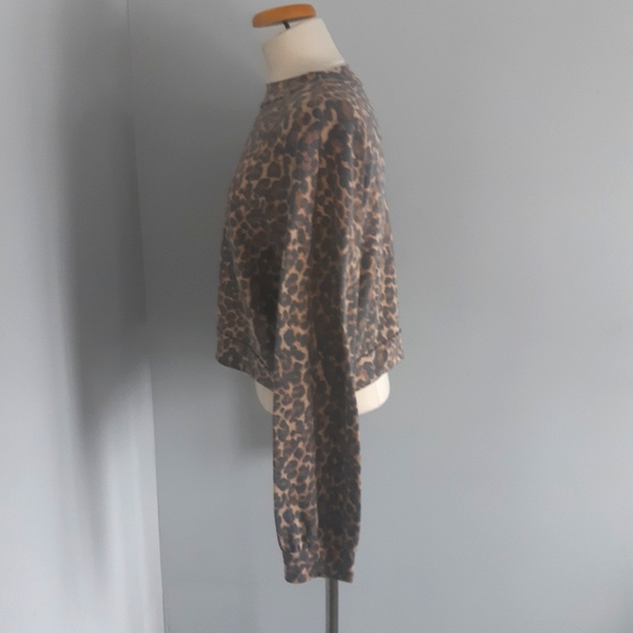 Queen Bees Women's long Sleeves Crop top Size L - Picture 4 of 8